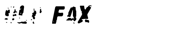 Old Fax font