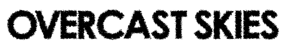 Overcast Skies font