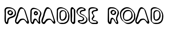 Paradise Road font preview