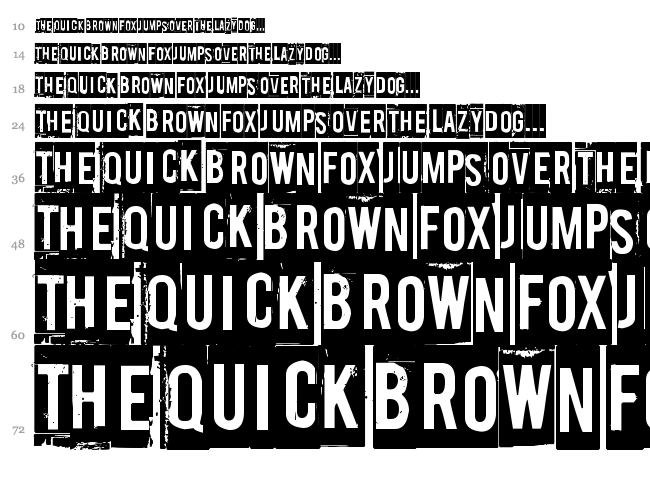 Payday font waterfall