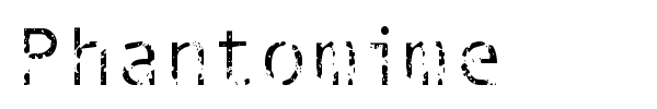 Phantomime font
