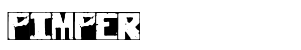 Pimper font