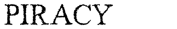 Piracy font