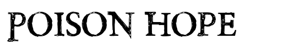 Poison Hope font