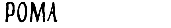 Poma font