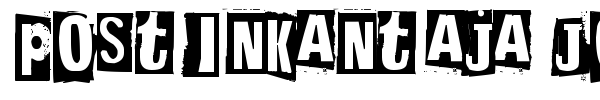 Postinkantaja Job font