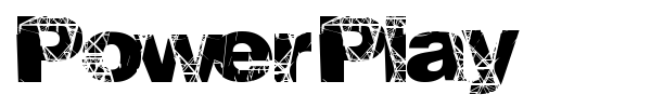 Power Play font preview