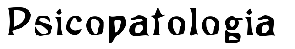 Psicopatologia de la Vida Cotidiana font