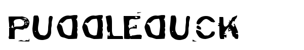 Puddleduck font