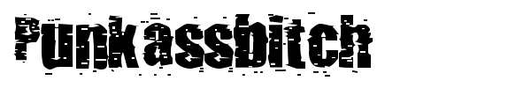 Punkassbitch font