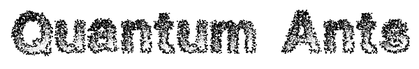 Quantum Ants font preview