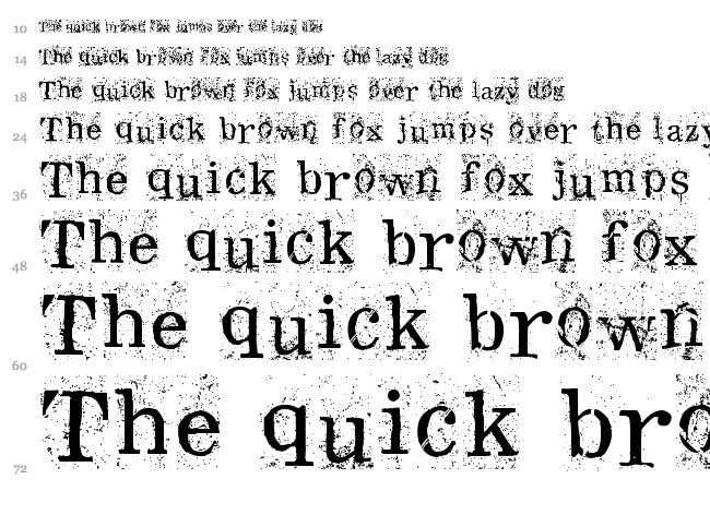 RamRod font waterfall