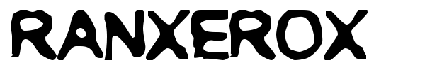 Ranxerox font