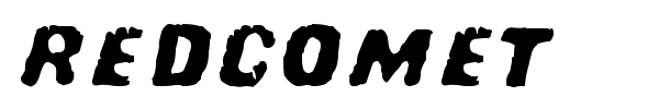 Redcomet font