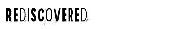 Rediscovered font