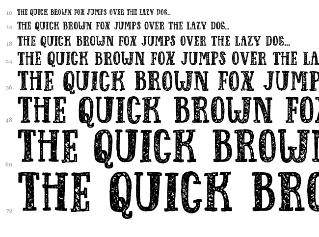 Response font waterfall