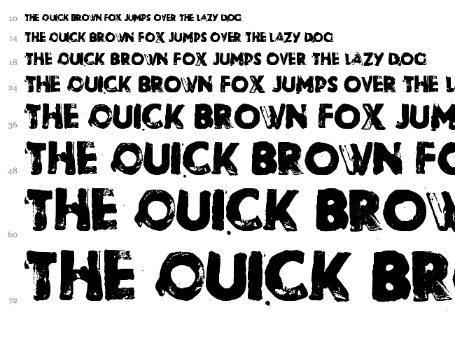 Riot font waterfall