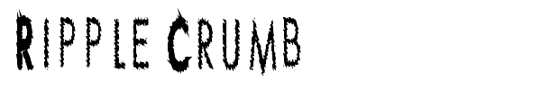 Ripple Crumb font preview