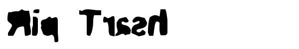 Rip Trash font preview