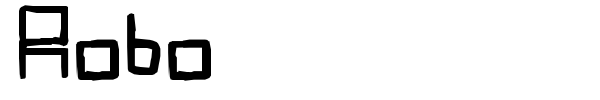 Robo font