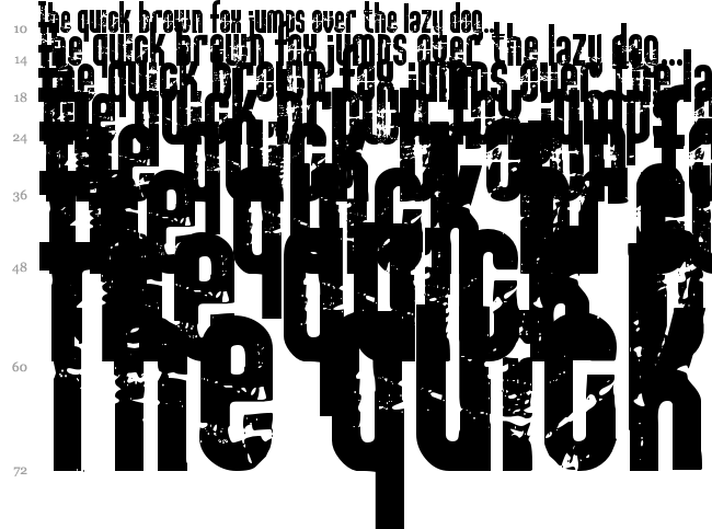 Rock it font waterfall