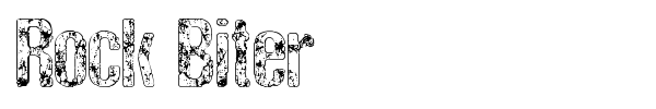 Rock Biter font