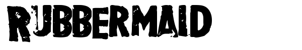 Rubbermaid font