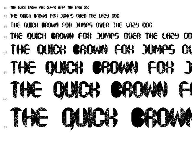rustyfatty font waterfall