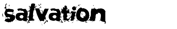 Salvation font