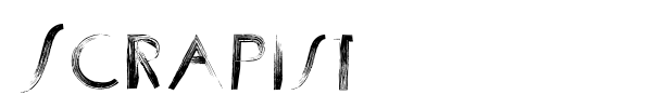 Scrapist font