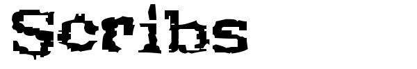 Scribs font