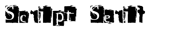 Script Serif font