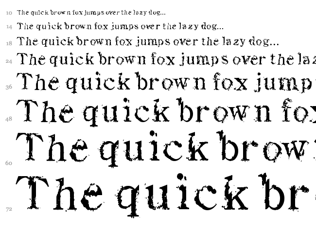 Sea Dreams font waterfall