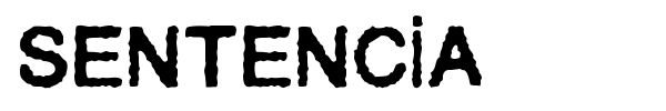 Sentencia font preview