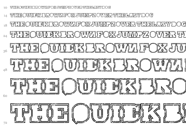 Serial MKV1 font waterfall