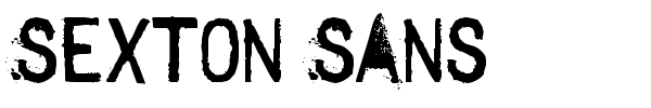 Sexton Sans font