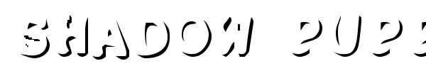 Shadow Puppets font