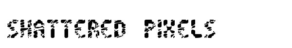 Shattered Pixels font