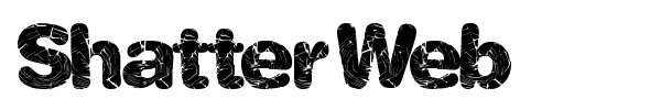 Shatter Web font