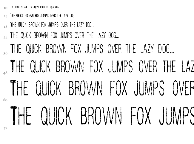 Silent Hell of Cheryl font waterfall