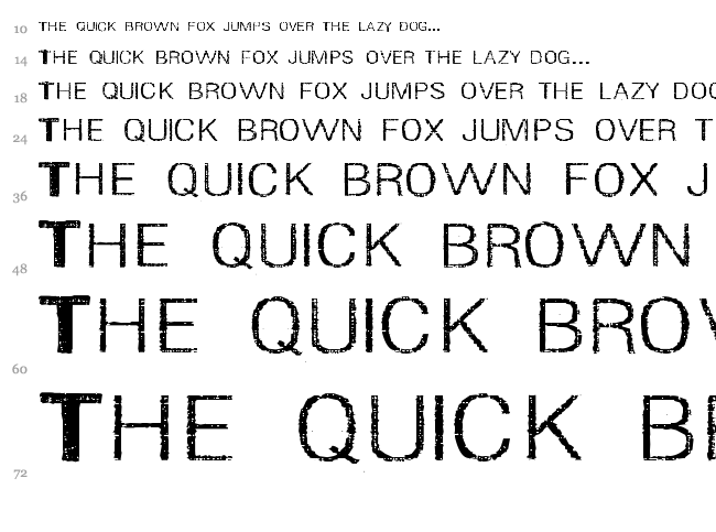 Silent Hell of Cheryl font waterfall