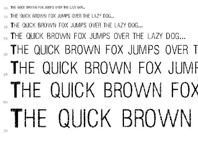 Silent Hell of Cheryl font waterfall