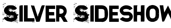 Silver Sideshow font