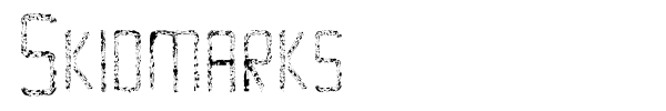 Skidmarks font