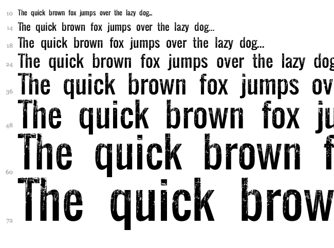 Skyfall font waterfall