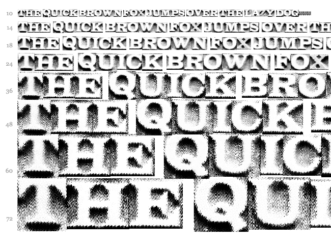 Sky Limit font waterfall