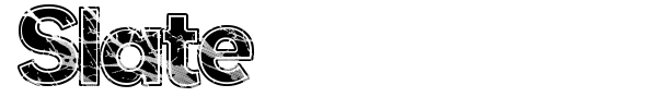 Slate font