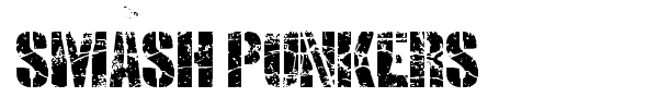 Smash Punkers font