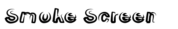 Smoke Screen font