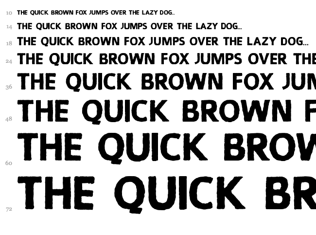 Smuckers font waterfall